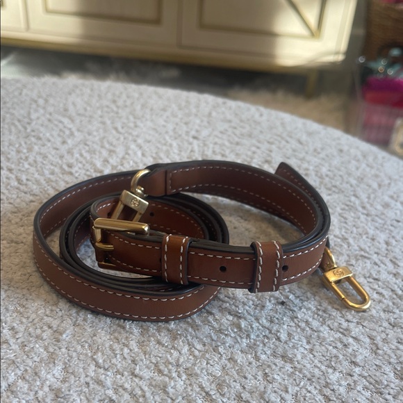 Tory Burch Tan and Brown Crochet Crossbody - Picture 7 of 9